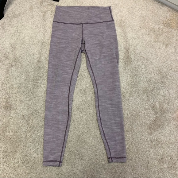 LULULEMON Wunder Under Mulberry Leggings Size 10 - Picture 3 of 9